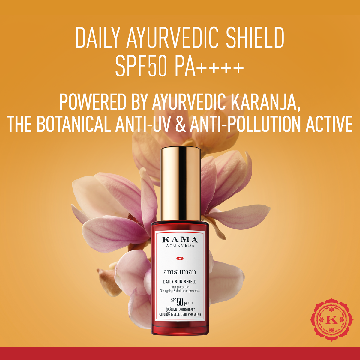 Amsuman Daily Shield Sunscreen SPF 50 30ml