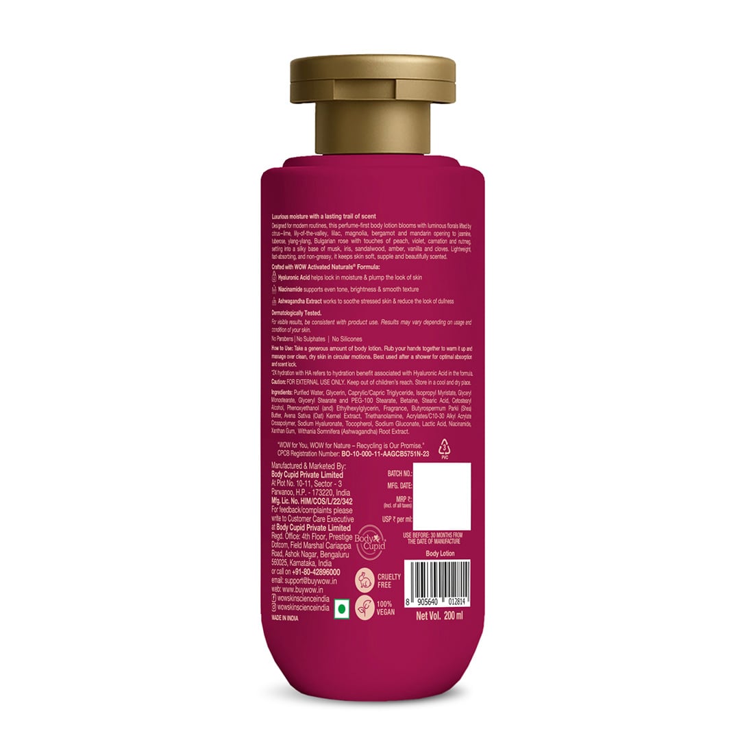 Midnight Silk Perfume Body Lotion Luxurious Hydration & Elegance 200ml