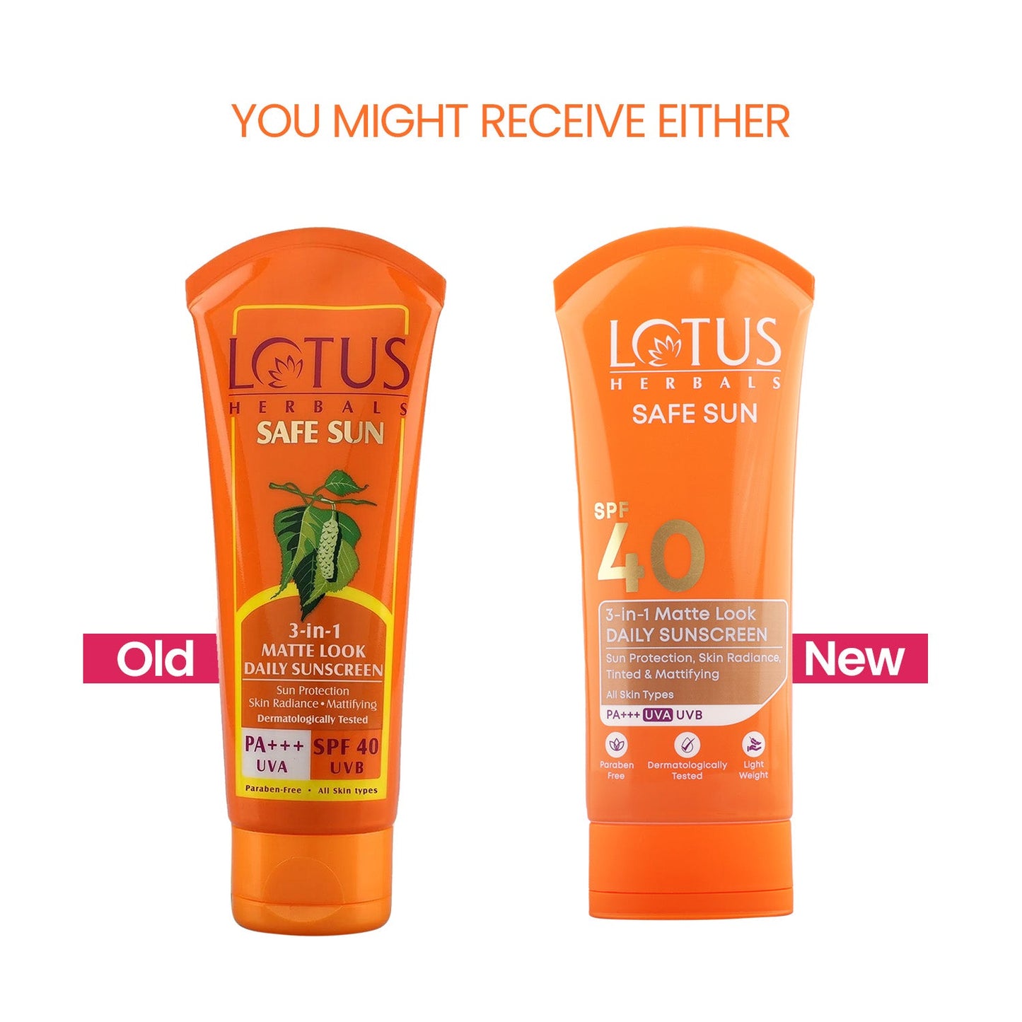Safe Sun 3 In 1 Matte-Look Daily Sunscreen SPF 40 PA+++ 75g