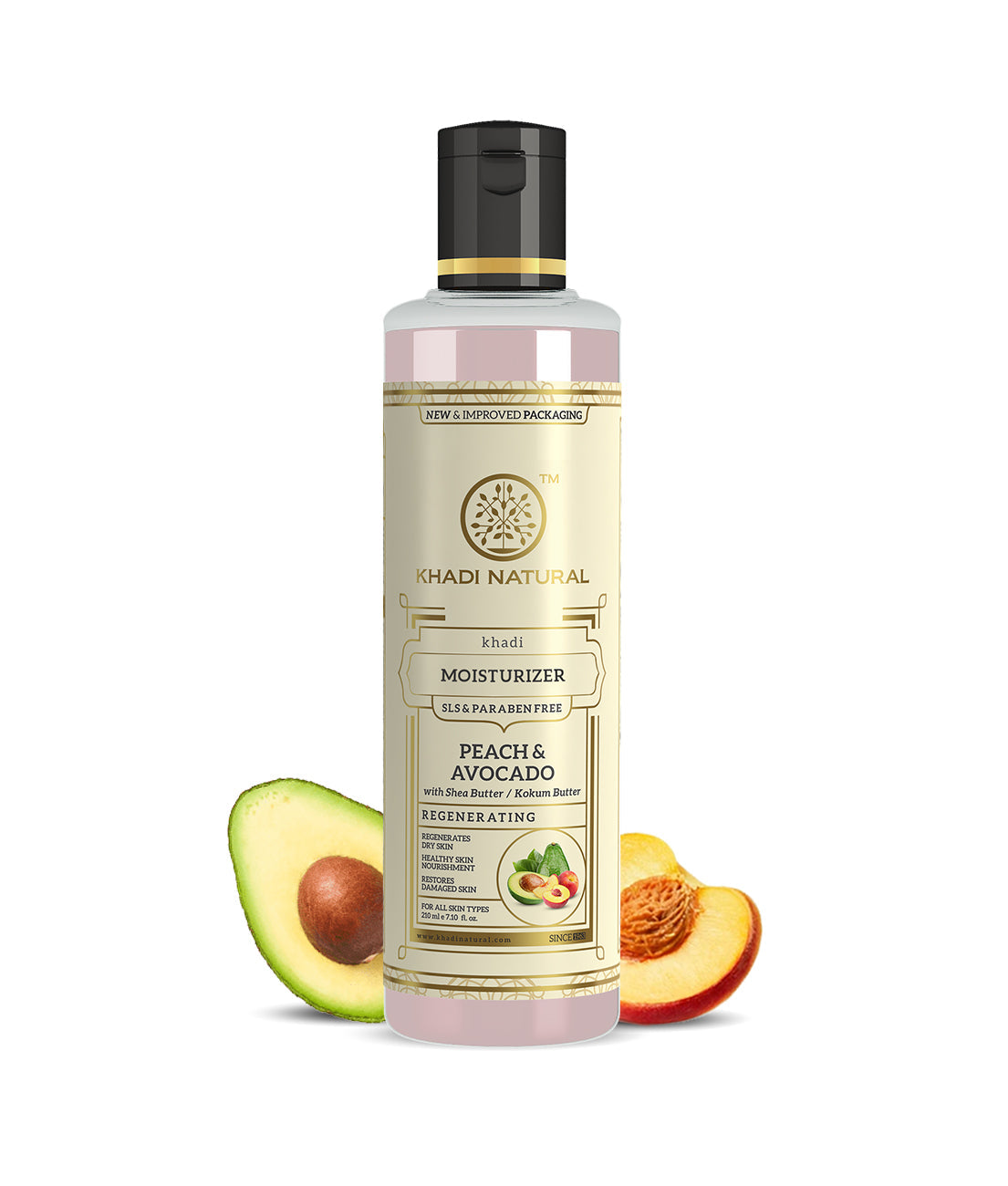 Peach Avocado Moisturizer with SLS & Paraben Free 210ml