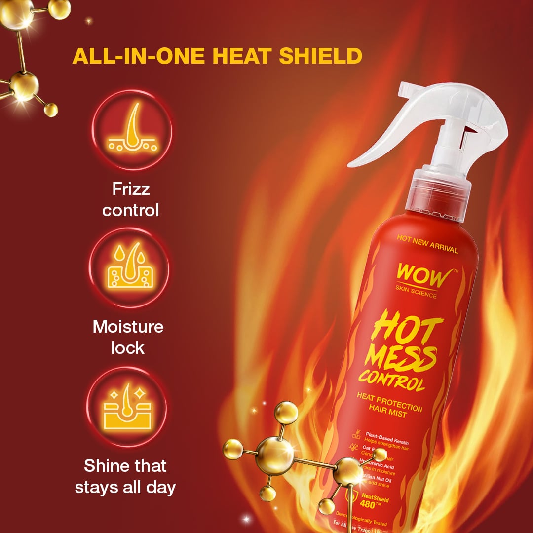 Heat Protection Hair Mist Thermal Shield & Conditioning 150ml