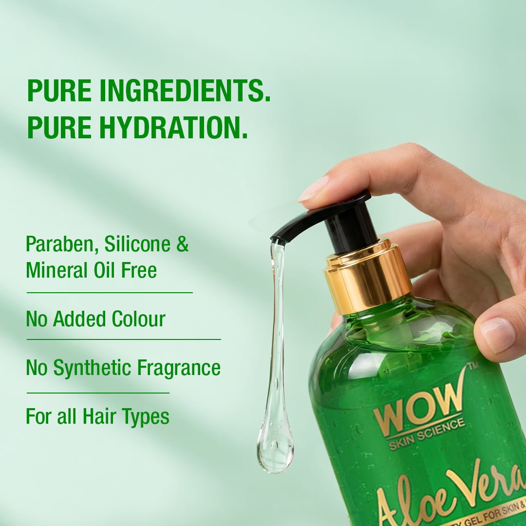 Aloe Vera Gel Moisturizer 99% Pure for Deep Hydration 250ml