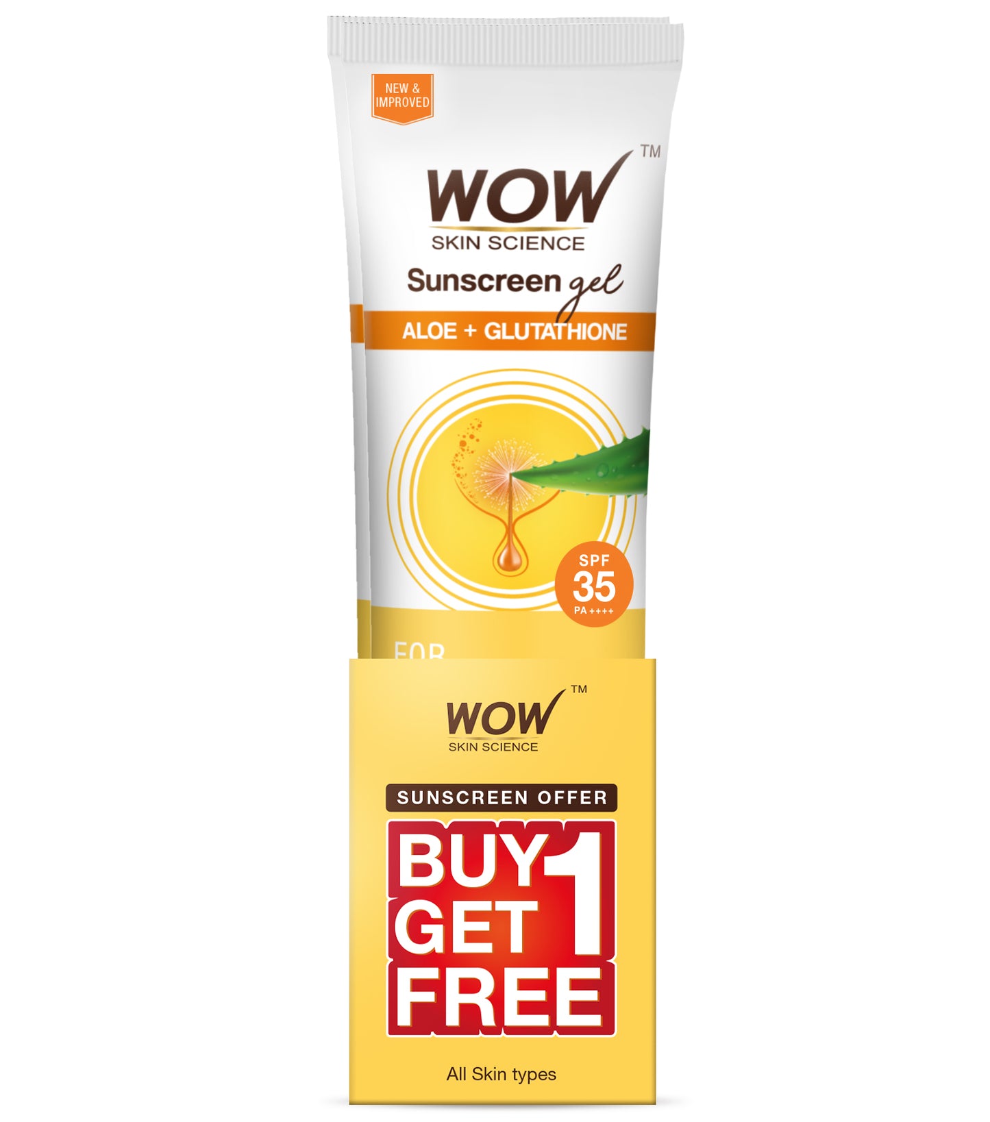 Sunscreen Gel SPF 35 PA++++ UVA/UVB & Blue Light Protection