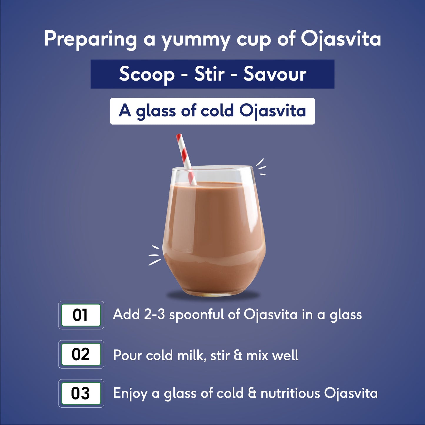 ChocoMalt Ojasvita - Sharp Mind & Fit Body, 500 g 500g