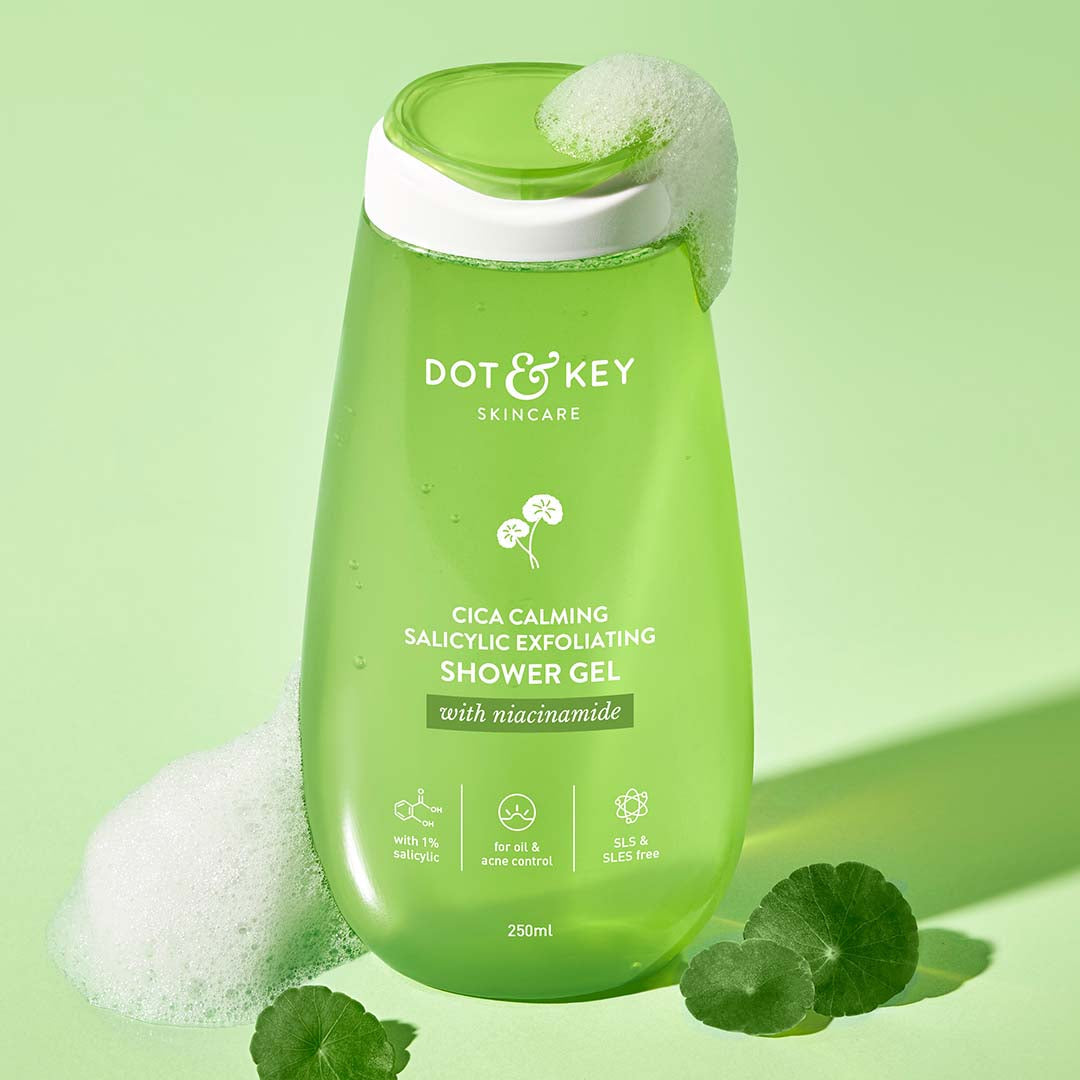 Cica + 1% Salicylic Acid Exfoliating Shower Gel 250ml
