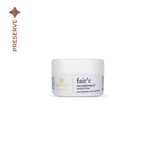 【Just Herbs】 Glow Boosting Gel Creme with Mulethi and Khus / Fair'e｜グロウブースティング ジェルクリーム ムレティ＆クス｜60g