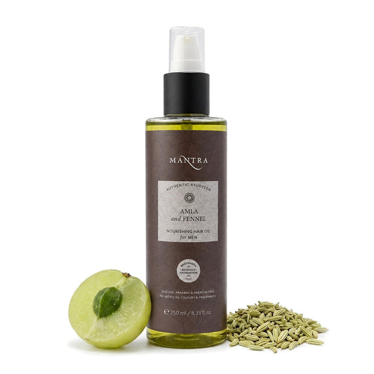 【Mantra Herbal】 Amla And Fennel Nourishing Hair Oil｜アムラ＆フェンネル ナリッシングヘアオイル｜250ml