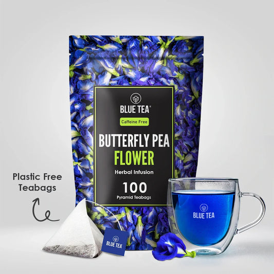 Butterfly Pea Flower Herbal Tea - 100 Teabags 100 Tea Bags