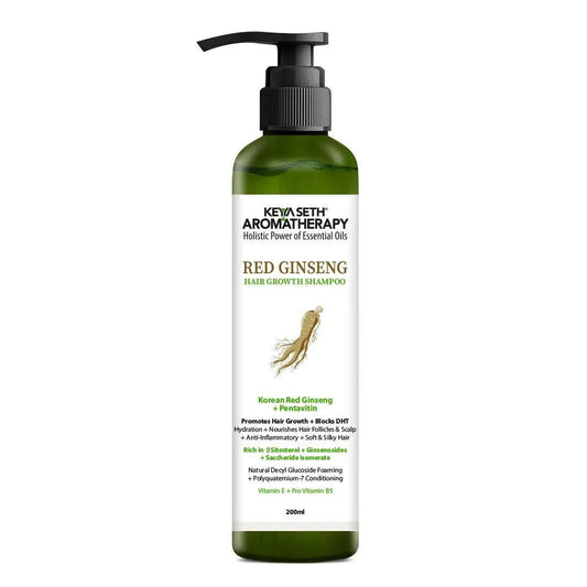 Korean Red Ginseng Hair Growth Shampoo, Blocks DHT, Pentavitin, Decyl Glucoside + Conditioners, Hydration Nourishes Hair & Scalp 200ml