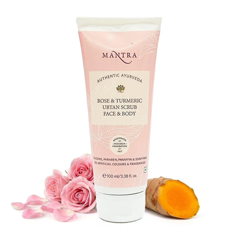 Rose & Turmeric Ubtan Scrub Face & Body