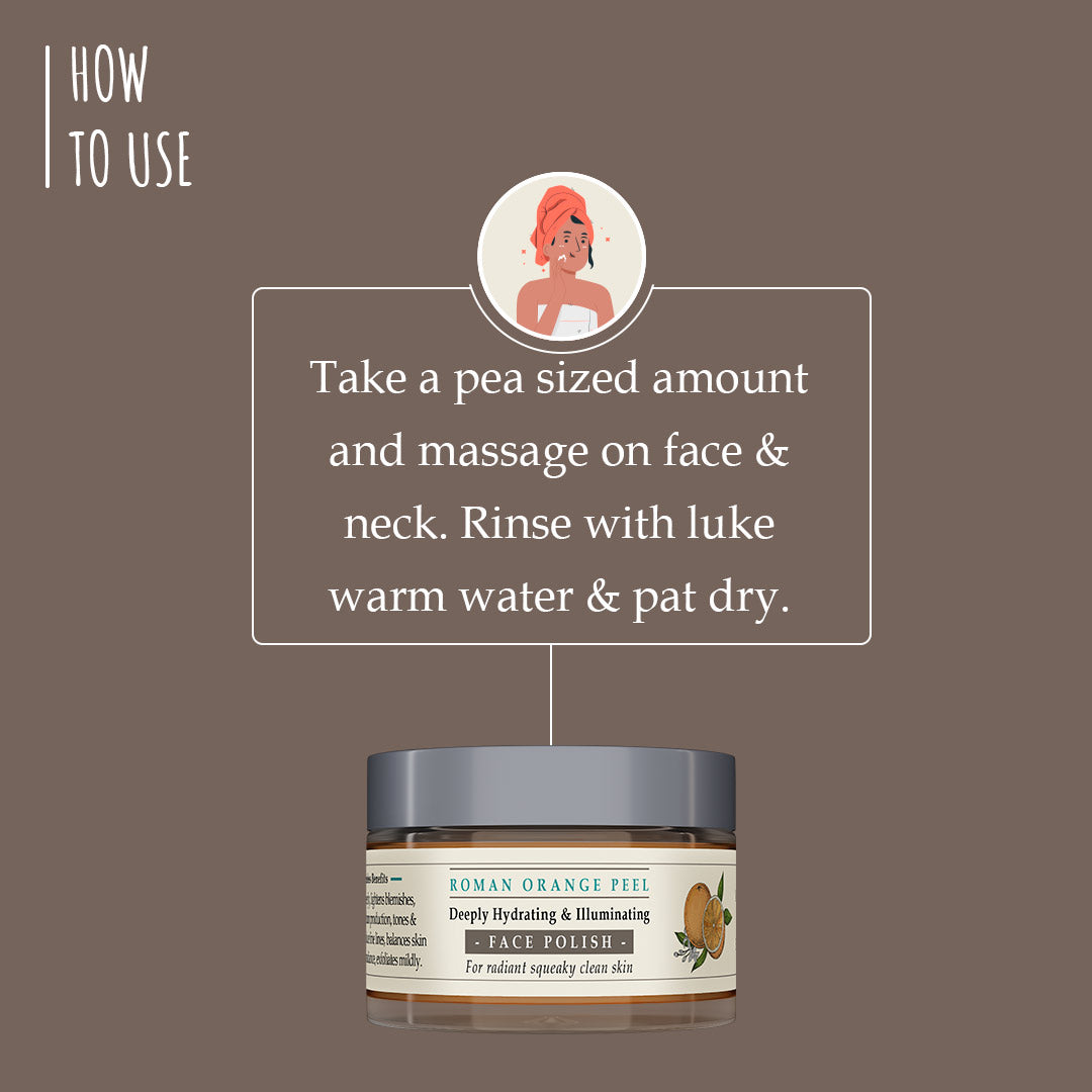 Roman Orange Peel Face Polish For Normal to Oily Skin 30g