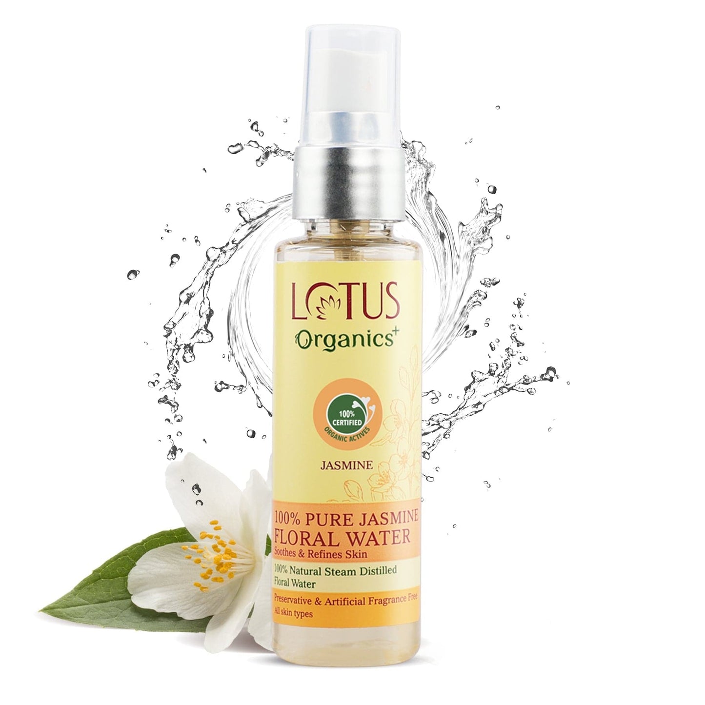 Organics+ 100% PURE JASMINE FLORAL WATER 