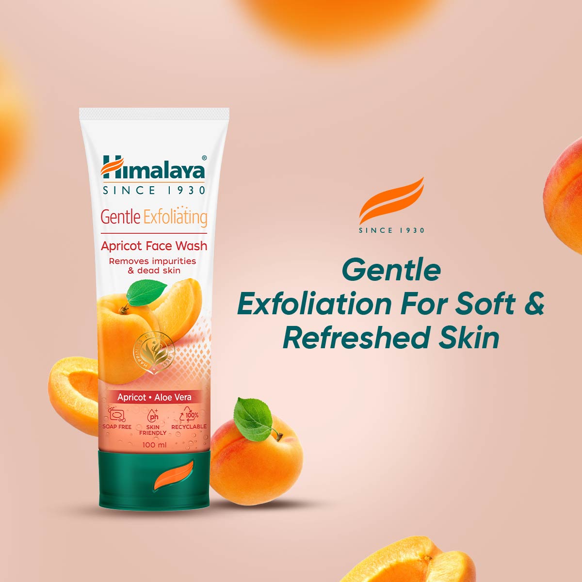 Gentle Exfoliating Apricot Face Wash 100ml