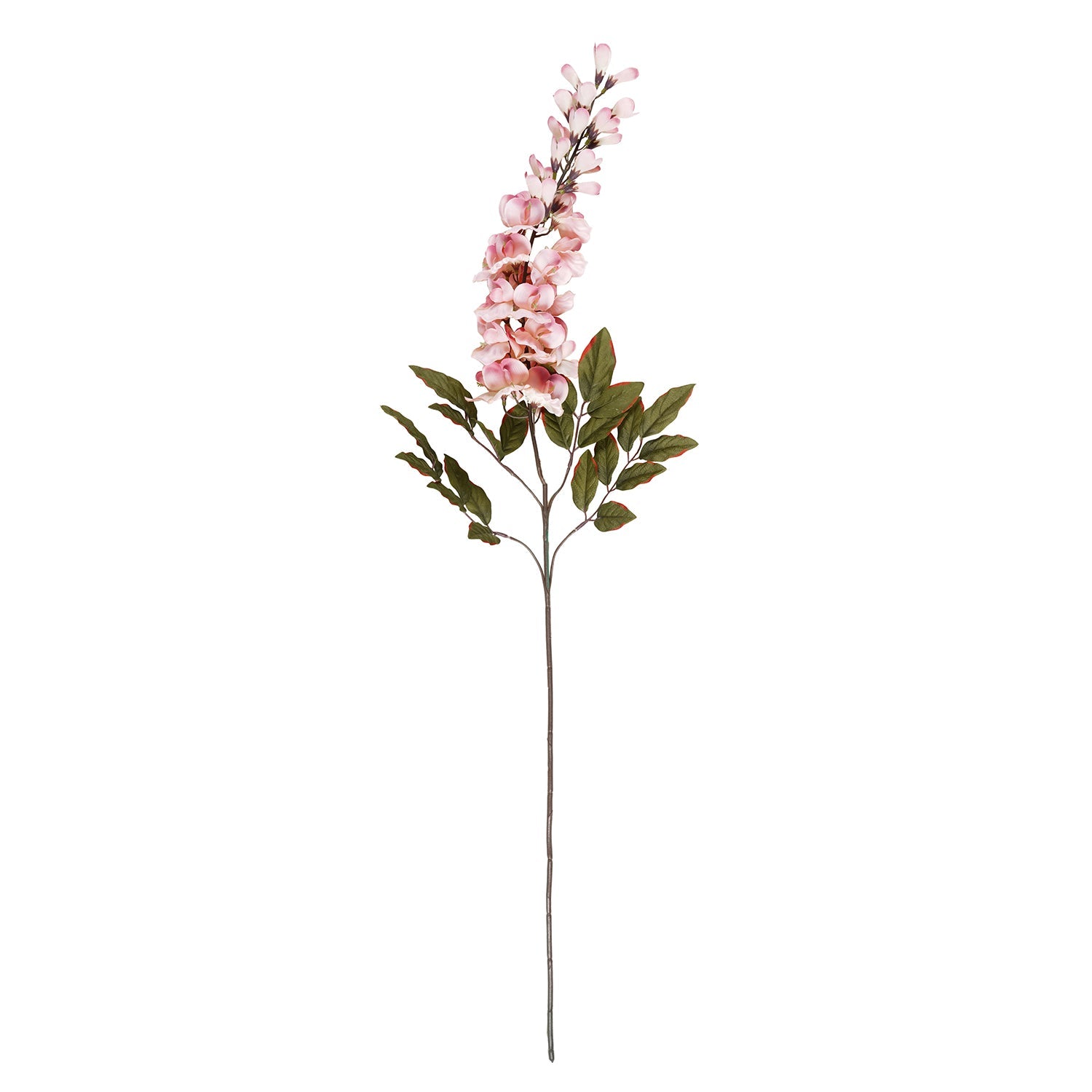 Pink Bean Faux Flower Stem Single