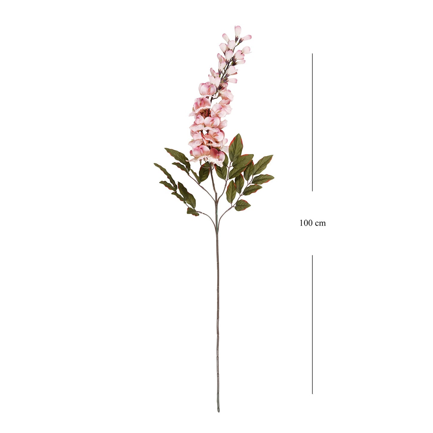 Pink Bean Faux Flower Stem Single