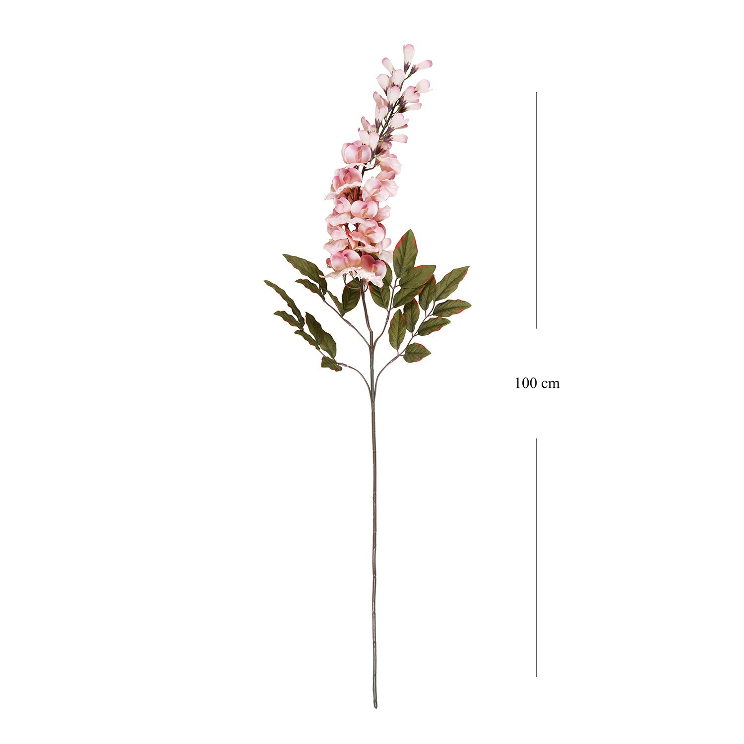 Pink Bean Faux Flower Stem Single