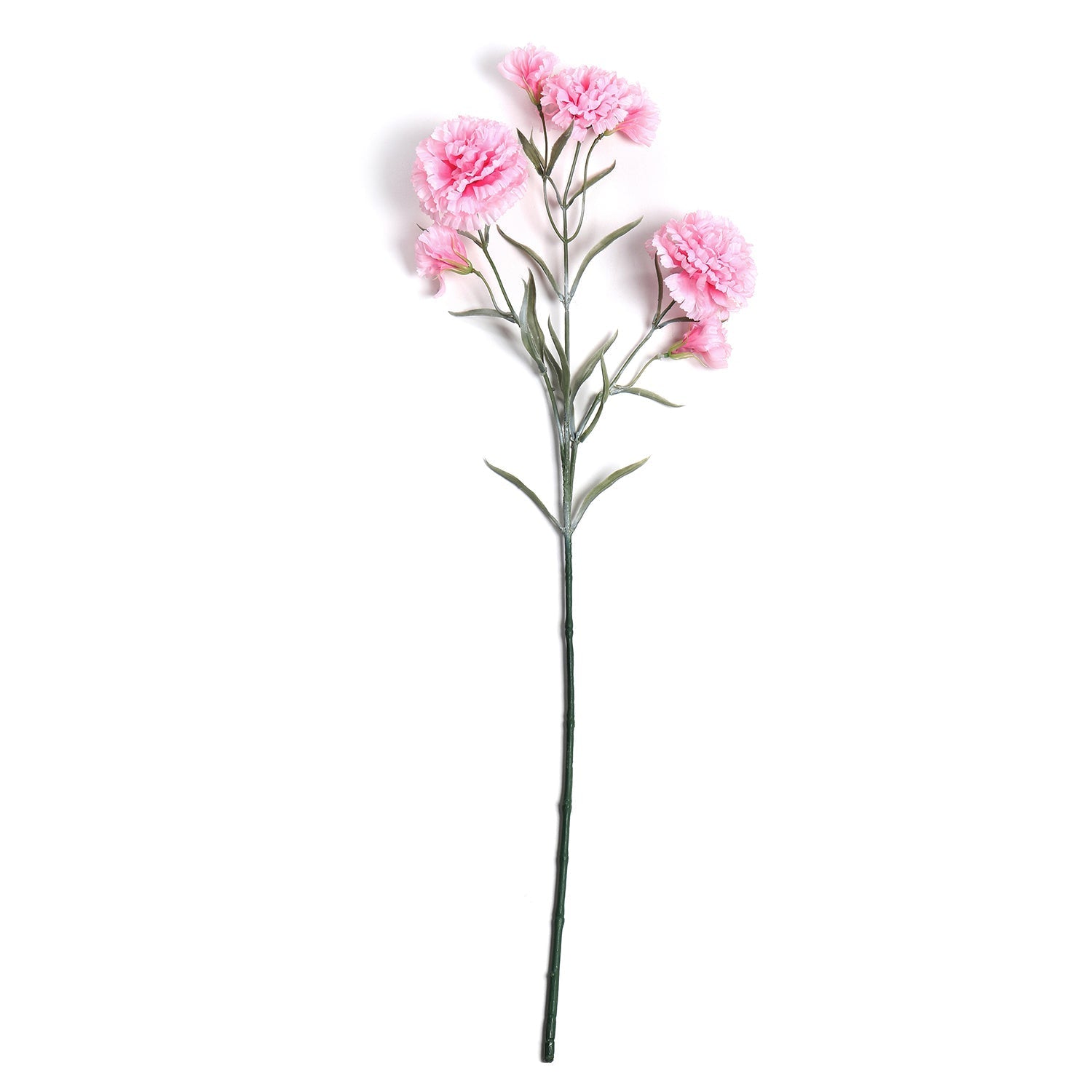 Pink Carnation Faux Flower Stem Single