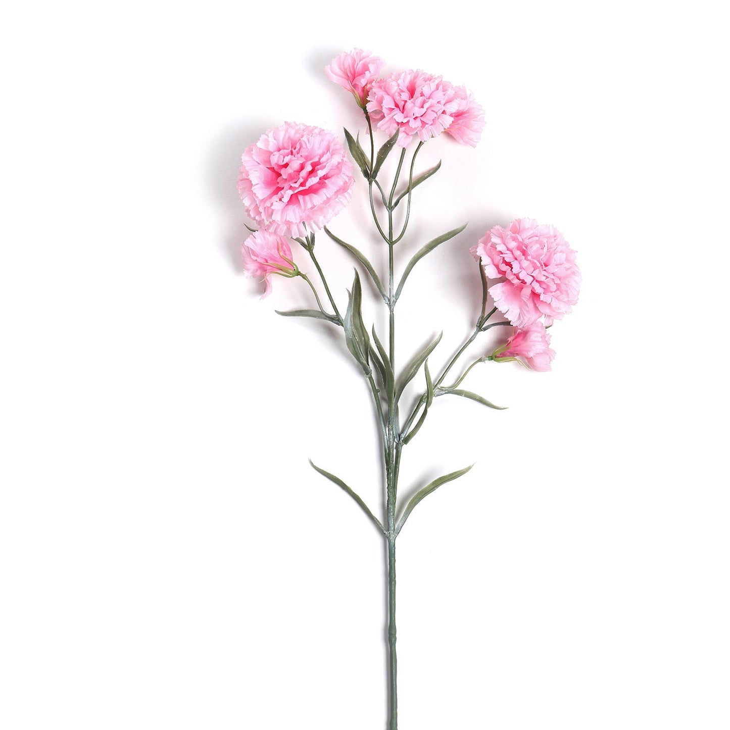 Pink Carnation Faux Flower Stem Single