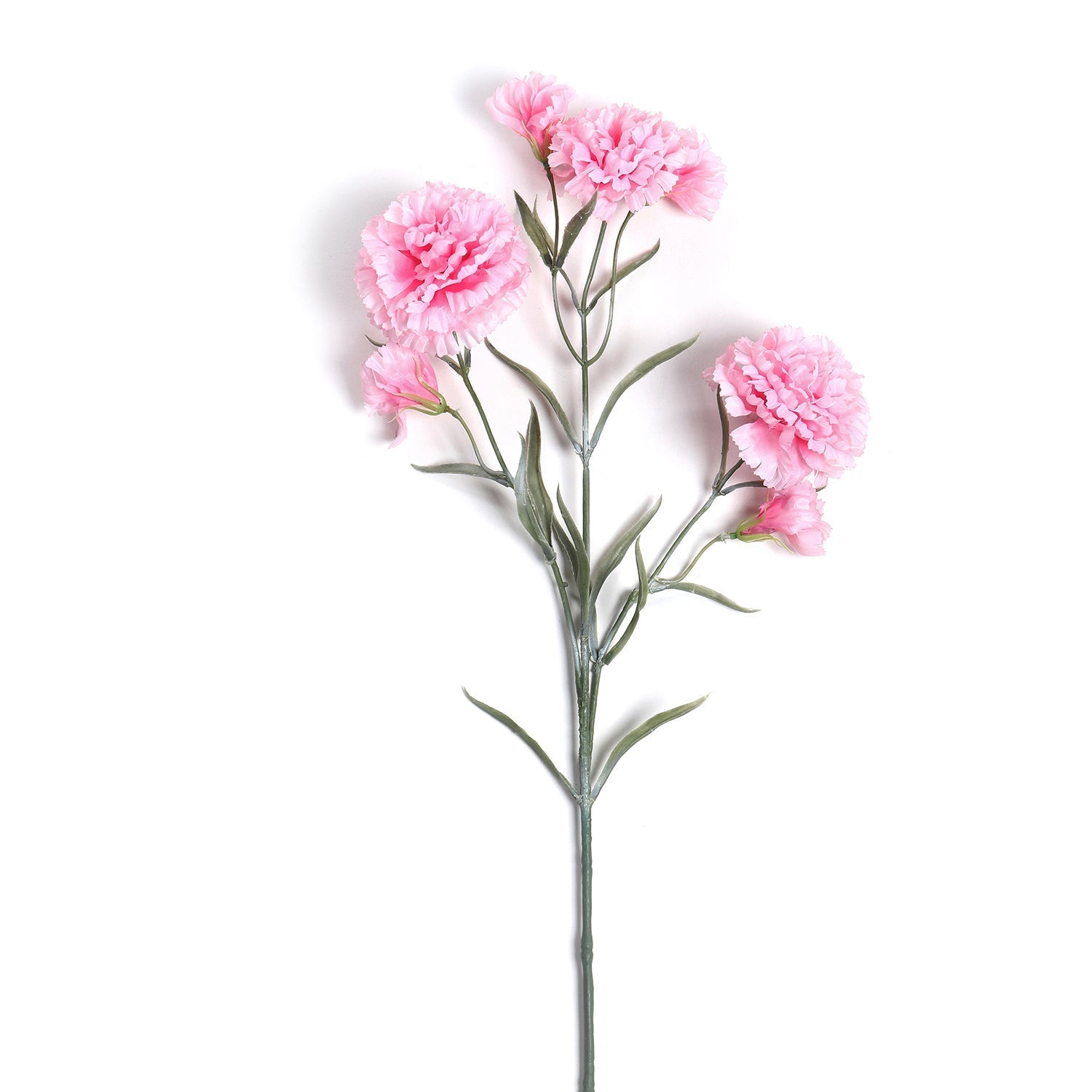 Pink Carnation Faux Flower Stem Single