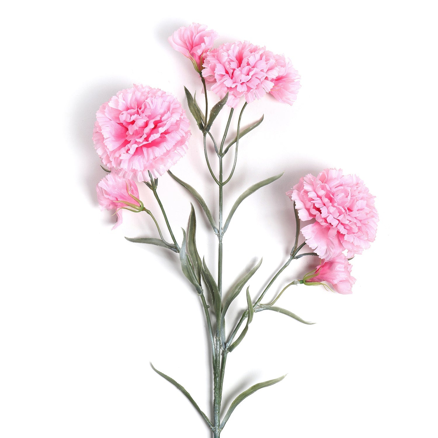Pink Carnation Faux Flower Stem Single