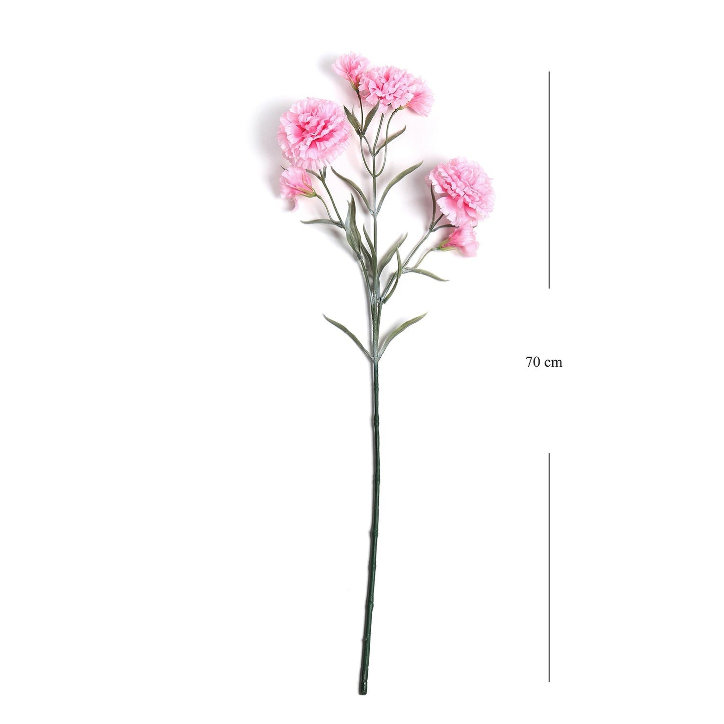 Pink Carnation Faux Flower Stem Single