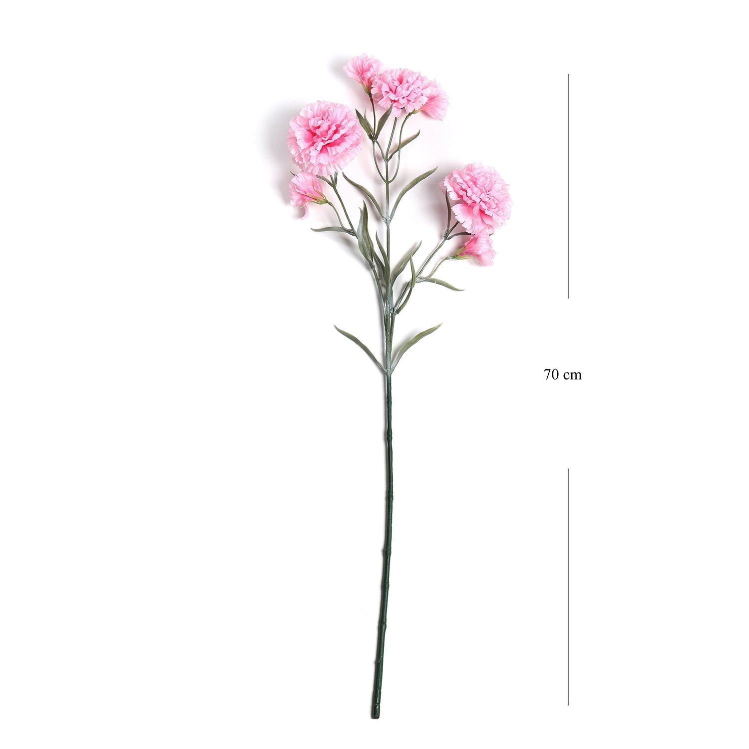 Pink Carnation Faux Flower Stem Single