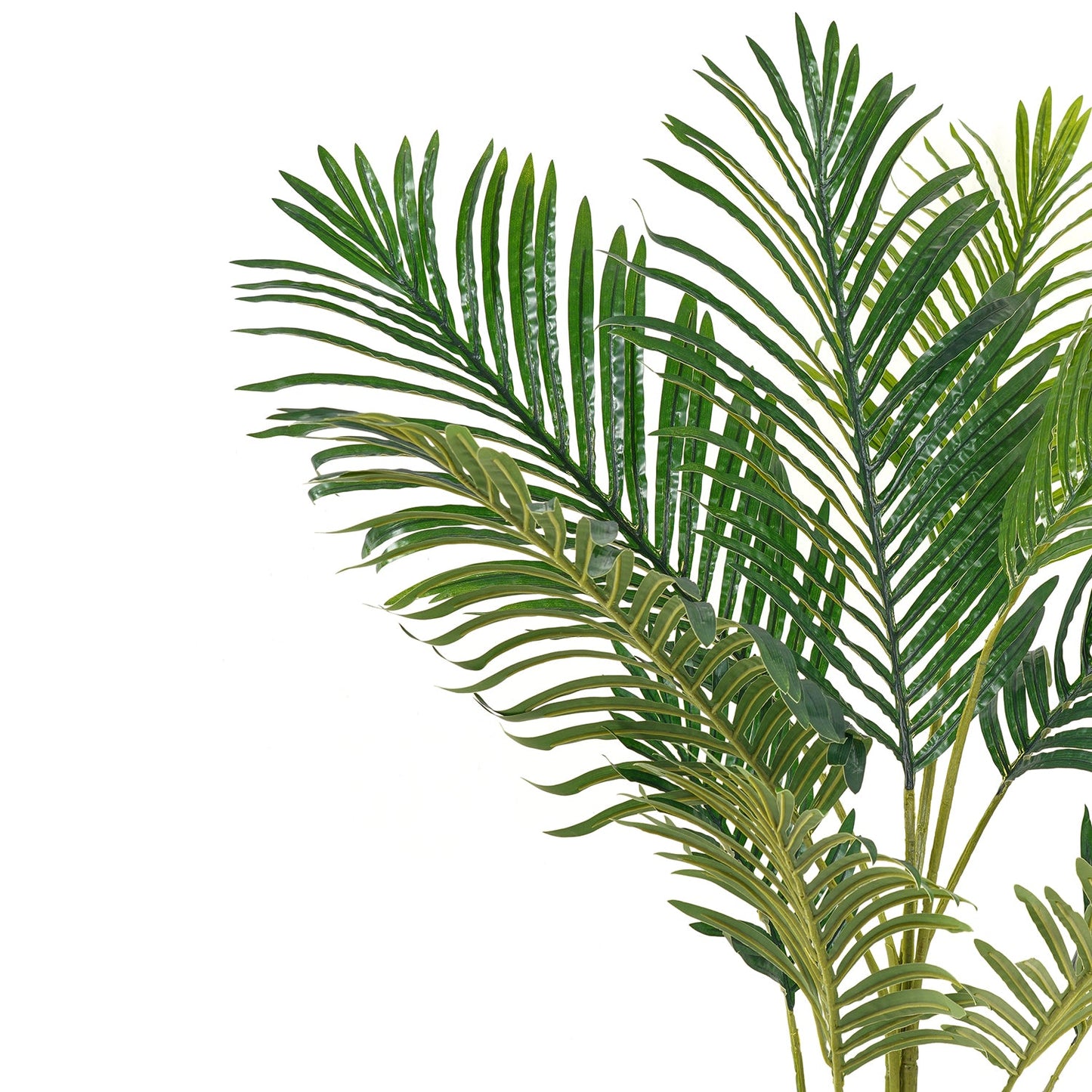 Green Artificial Areca Palm Potted Plant