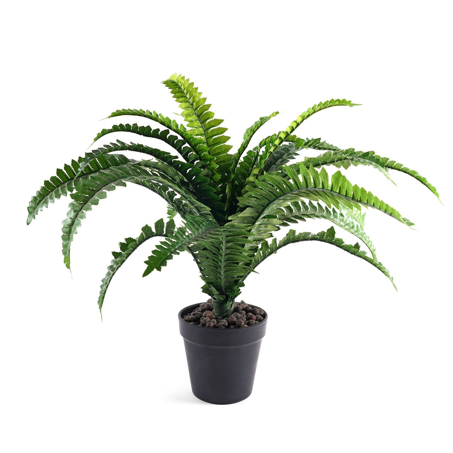 Green Faux Boston Fern Potted Plant
