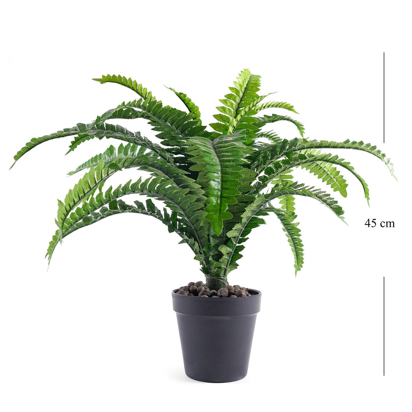 Green Faux Boston Fern Potted Plant