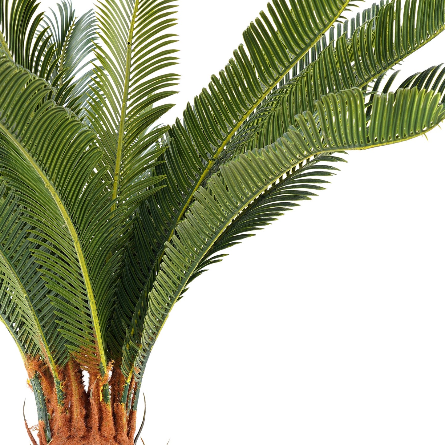 Green Faux Cycas Potted Plant
