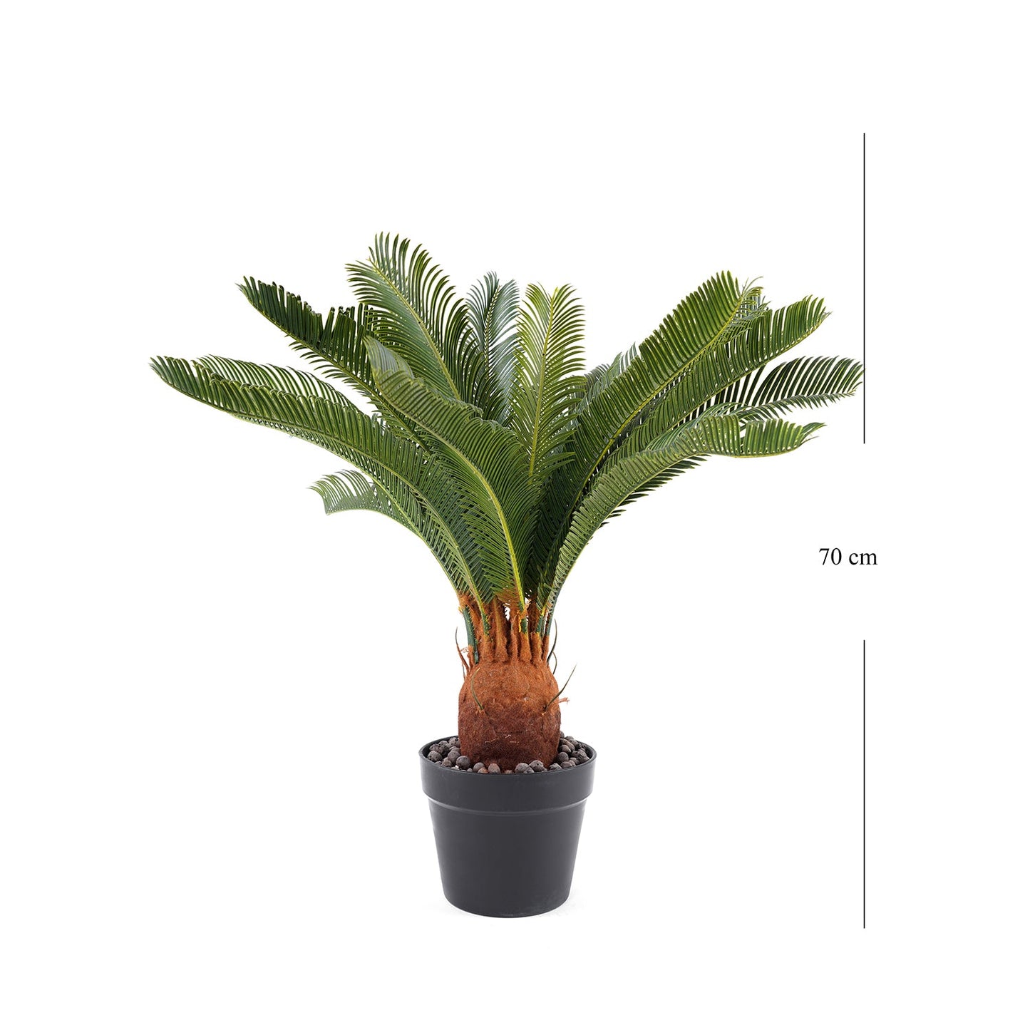 Green Faux Cycas Potted Plant