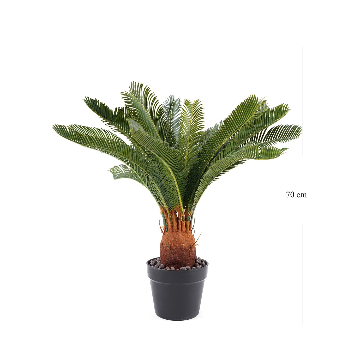 Green Faux Cycas Potted Plant