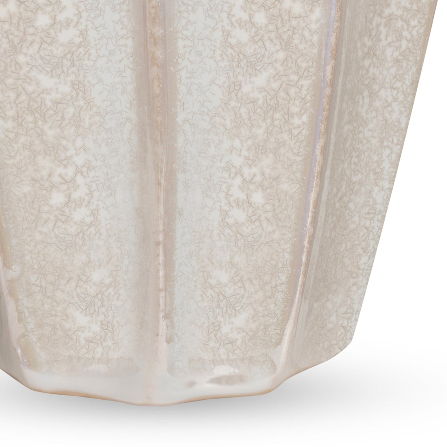 White Smooth Glaze Ceramic Vase - Medium