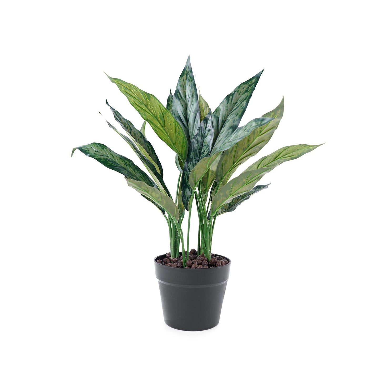 Green Faux Dracaena Potted Plant