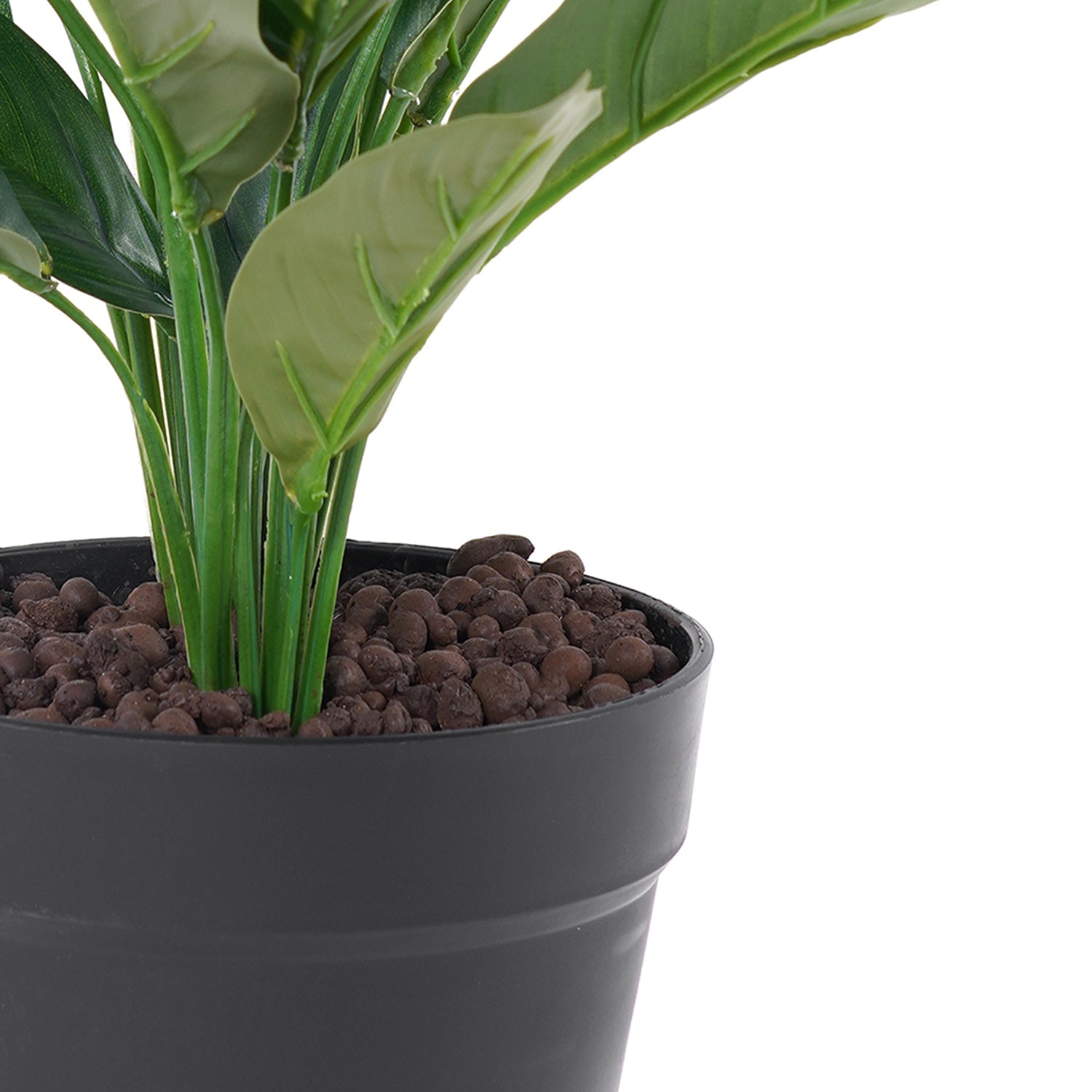 Green Faux Peace Lily Potted Plant