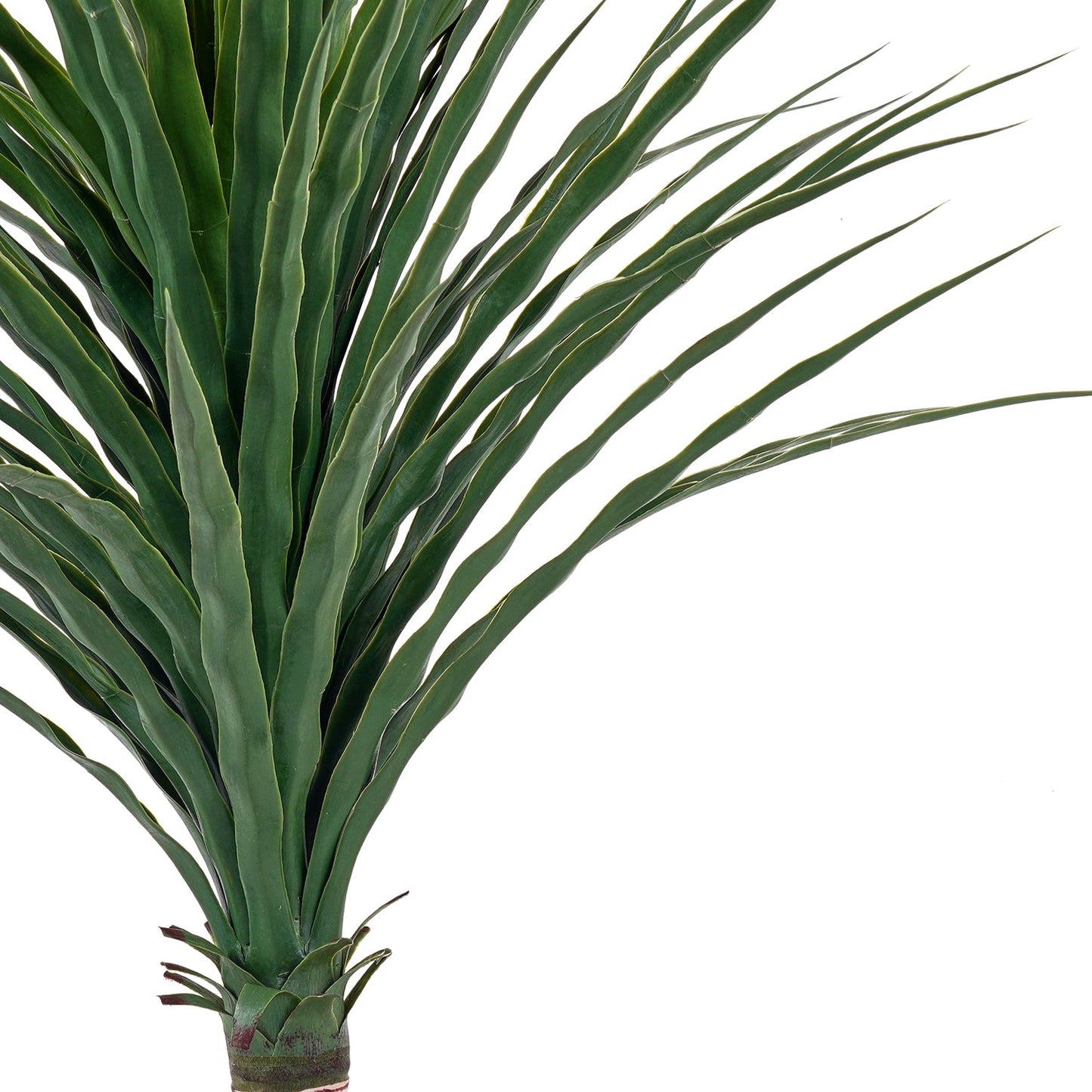 Green Faux Ponytail Palm Potted Plant Large