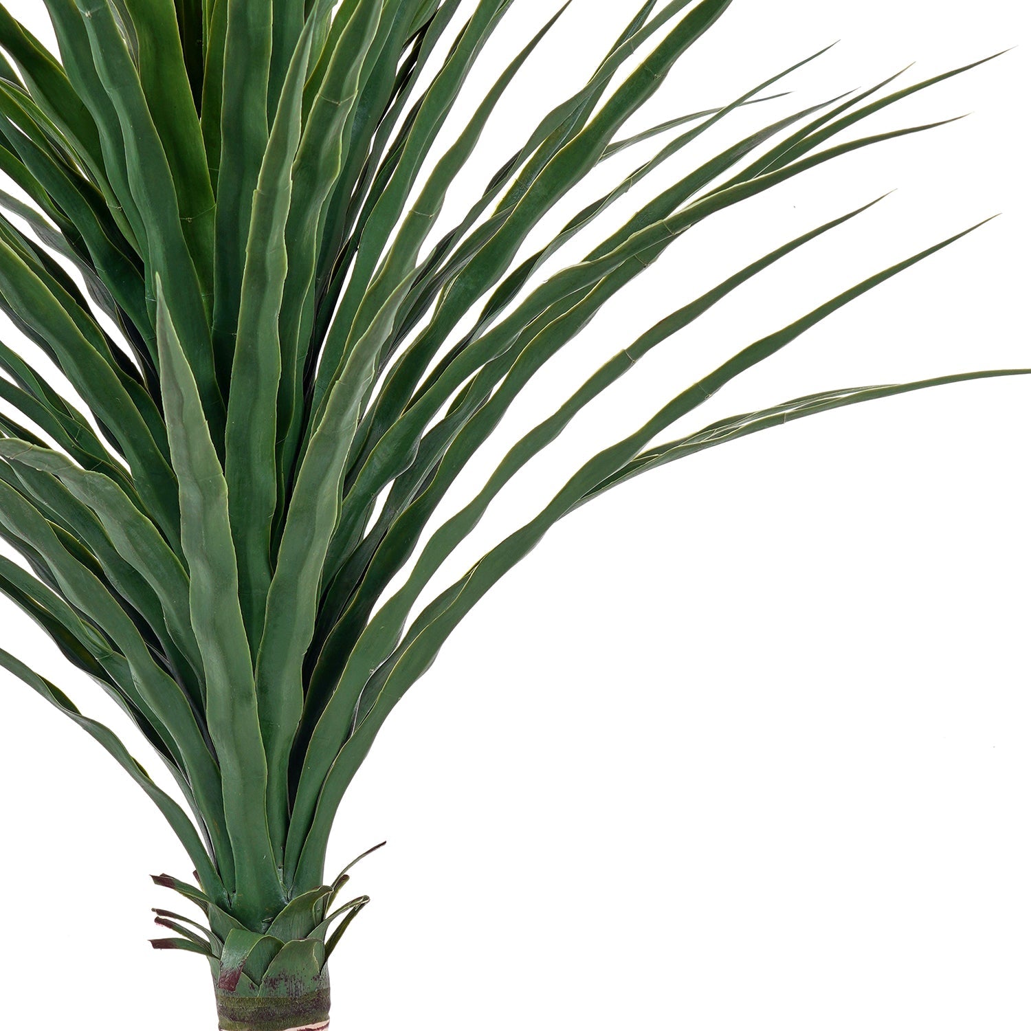 Green Faux Ponytail Palm Potted Plant Large