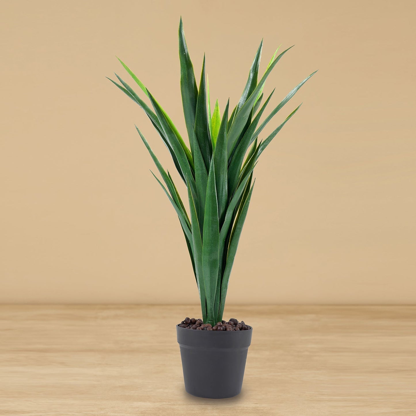 Green Faux Yucca Potted Plant