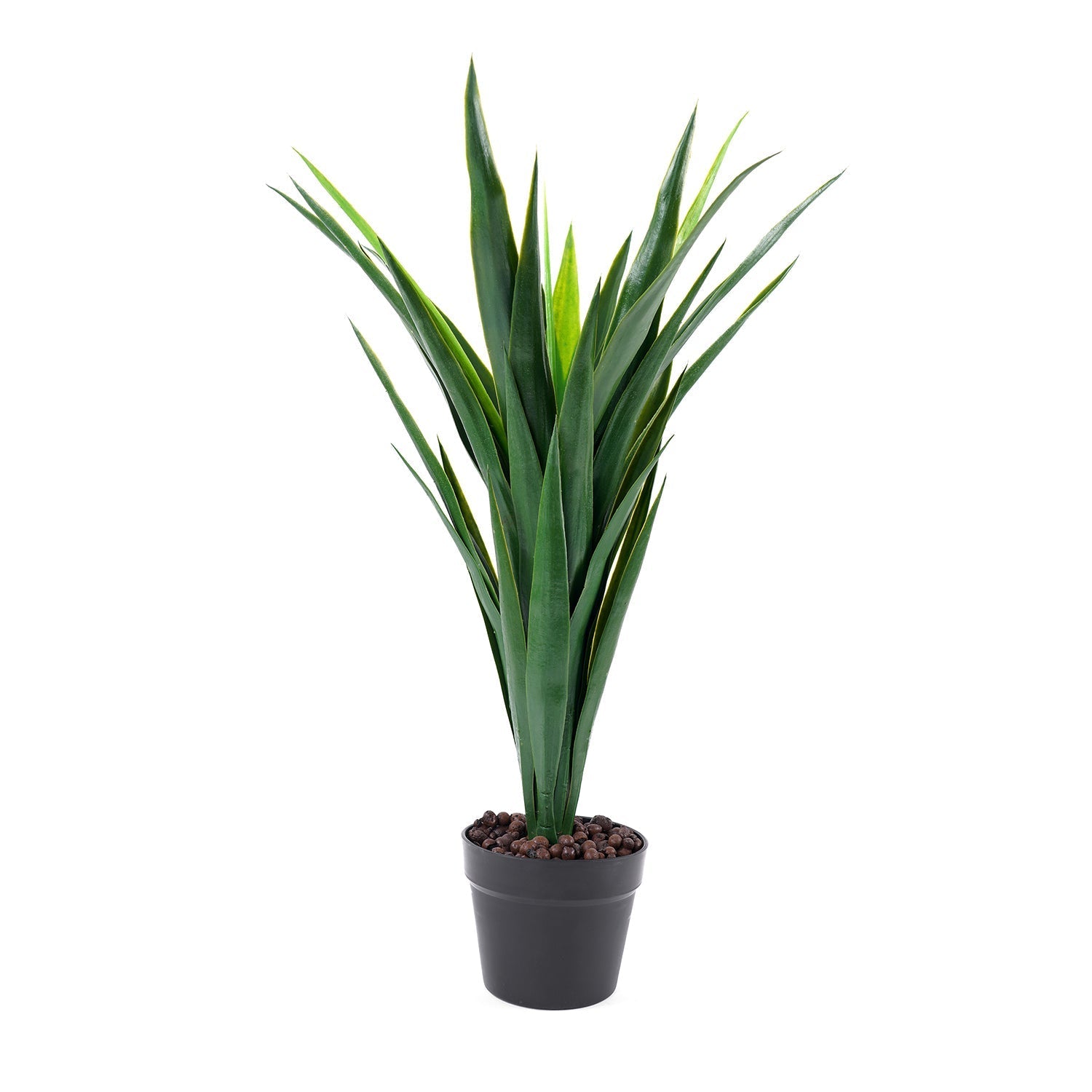 Green Faux Yucca Potted Plant
