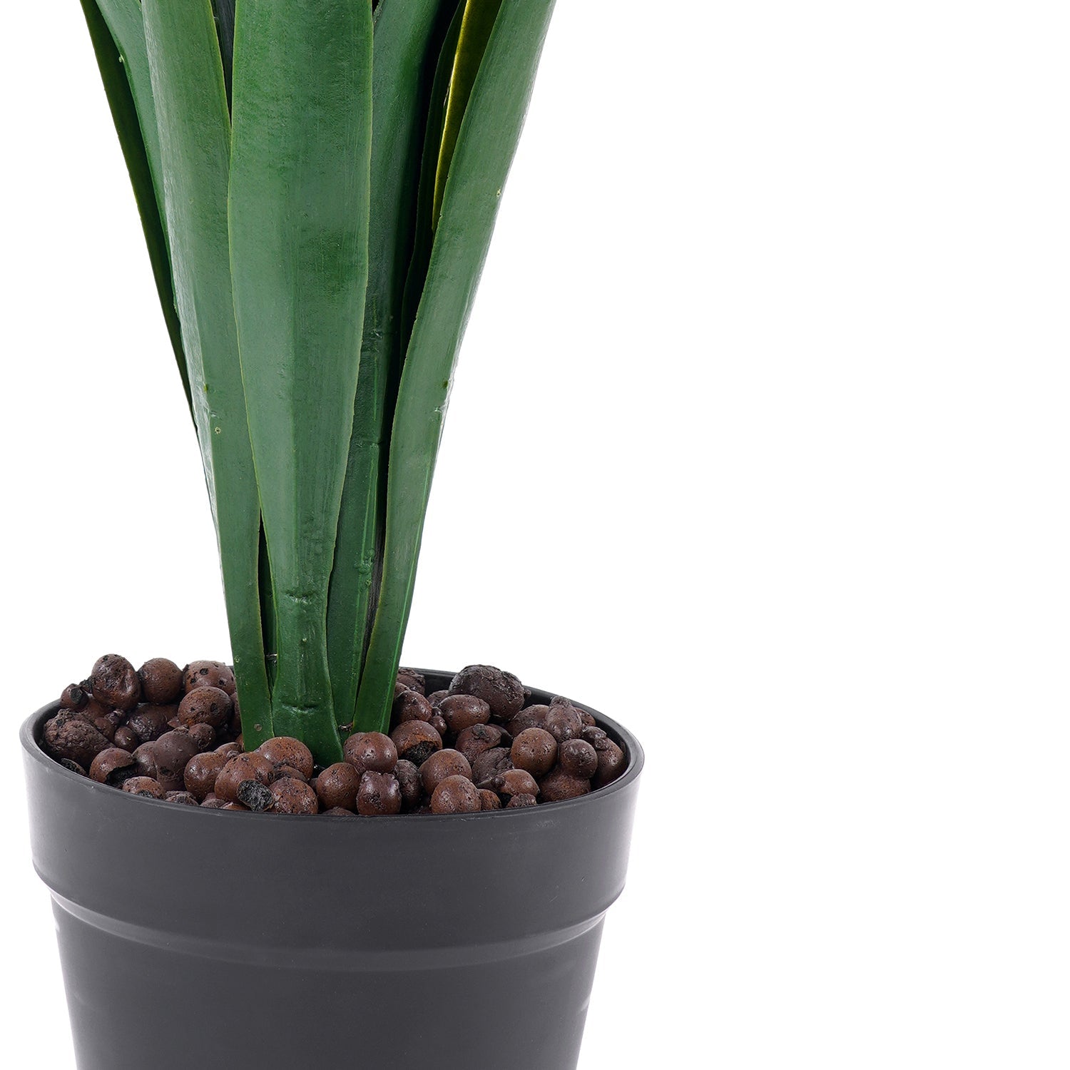 Green Faux Yucca Potted Plant