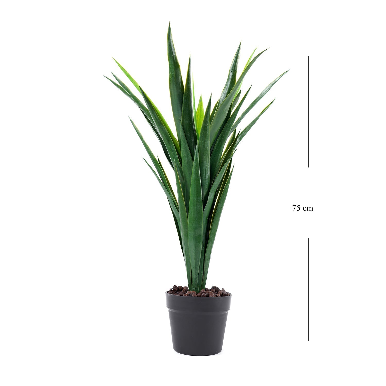 Green Faux Yucca Potted Plant
