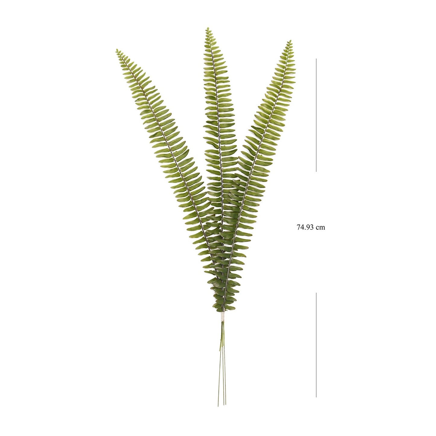 Green Artificial Fern Leaf Spray - Single