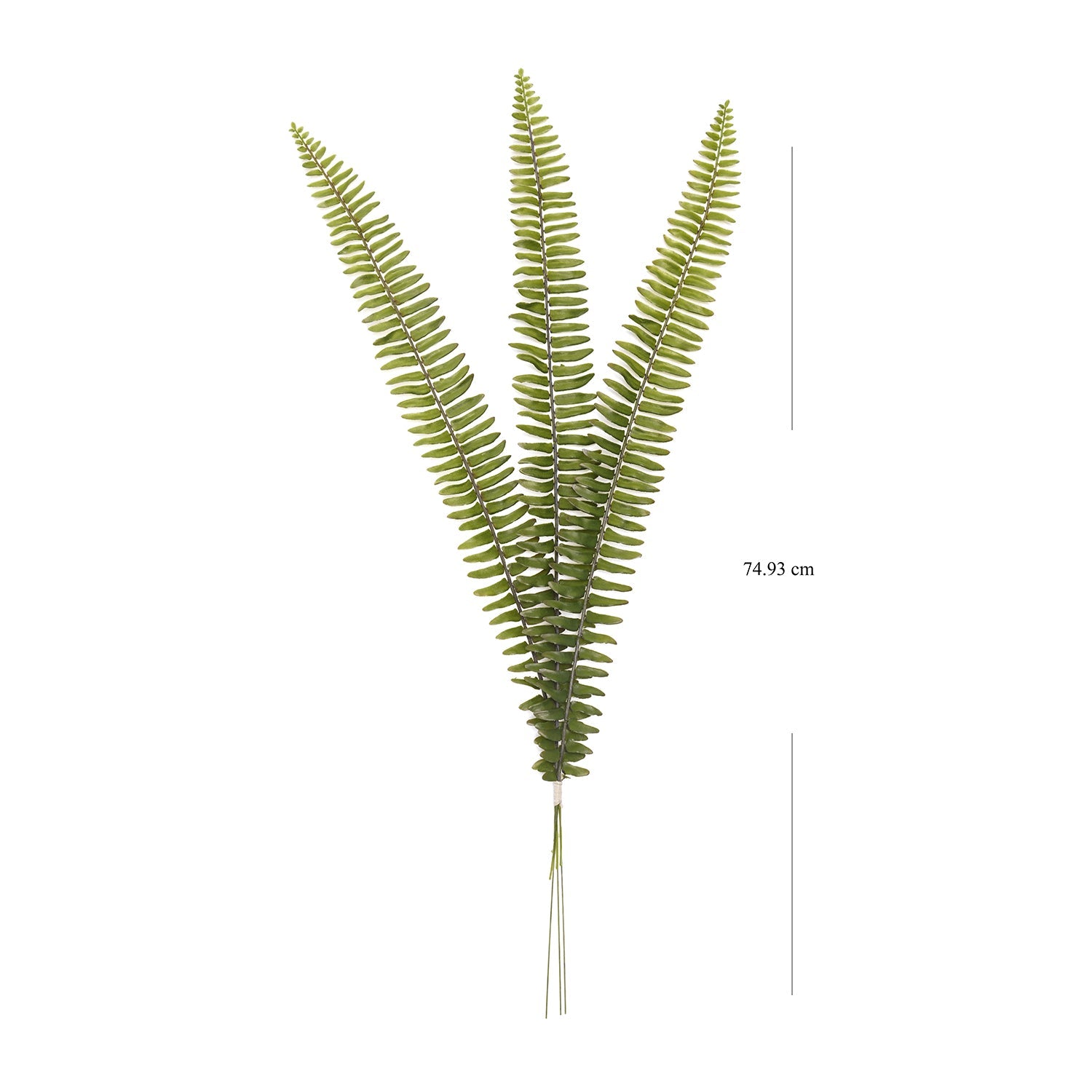 Green Artificial Fern Leaf Spray - Single