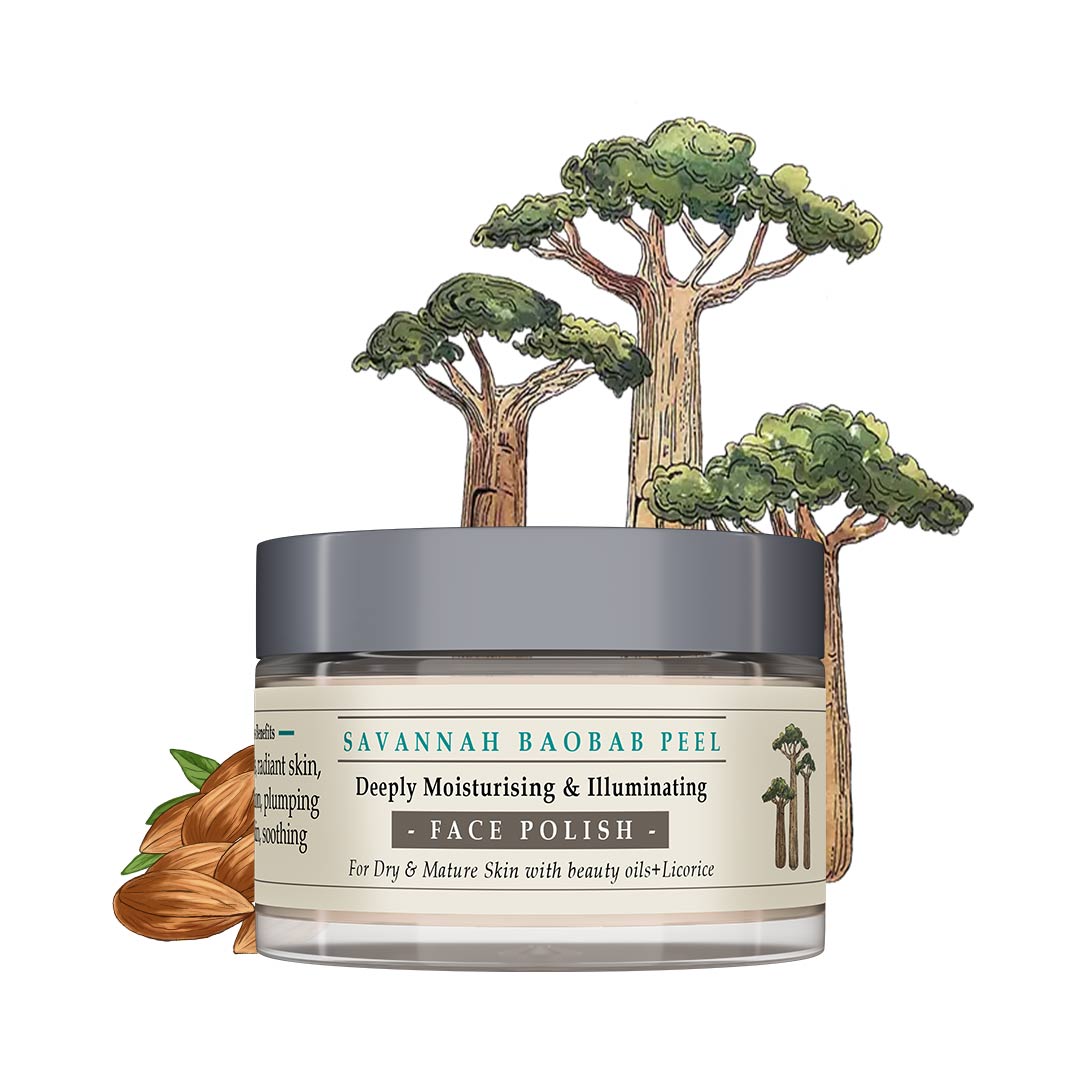 Savannah Baobab Face Polish For Normal to Dry Skin 50g
