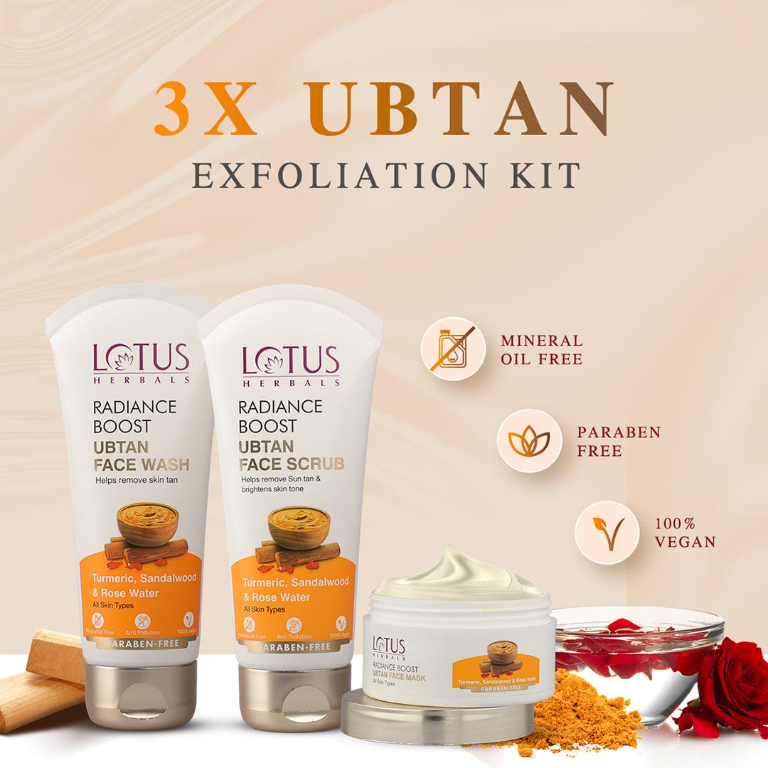 3X Ubtan Exfoliation Kit Combo