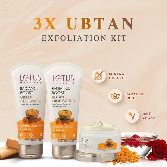 3X Ubtan Exfoliation Kit Combo