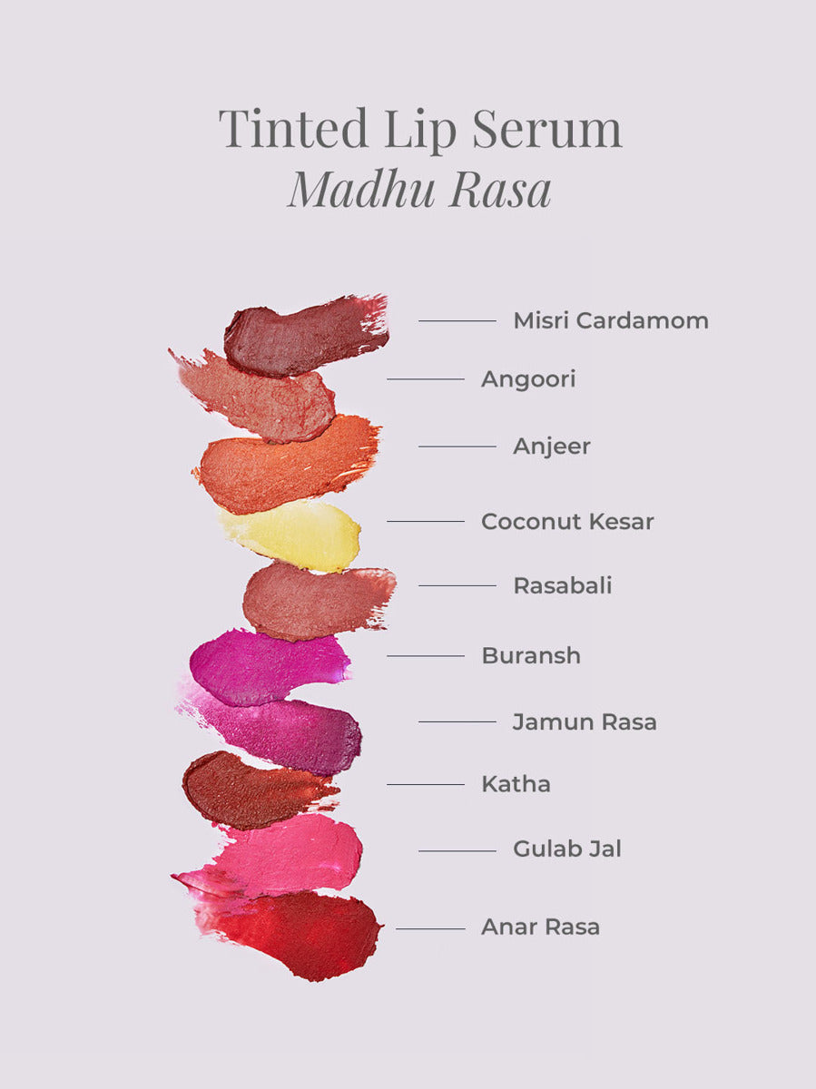 Madhu Rasa Tinted Lip Serum Gulab Jal 2.2g