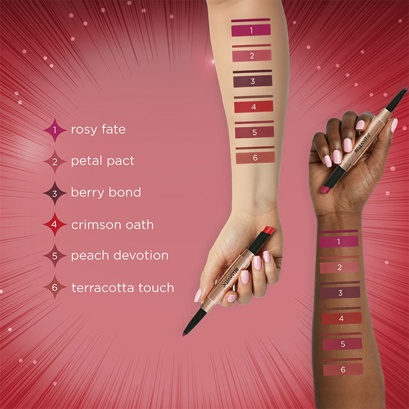 TWIN FLAME- LIPSTICK & LIP LINER DUO
