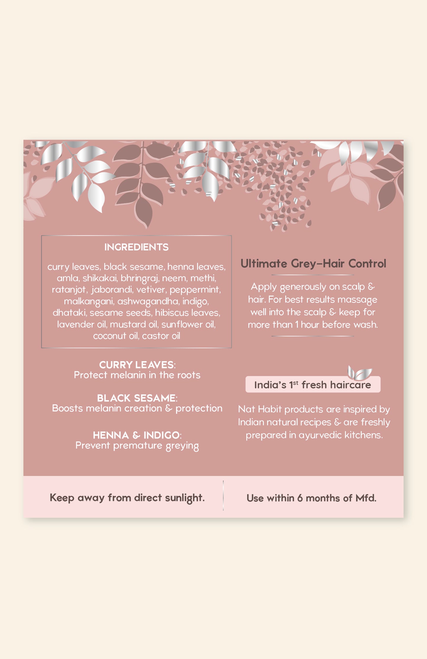 Anti-Greys DASABUTI Summer Hair Oil 100ml