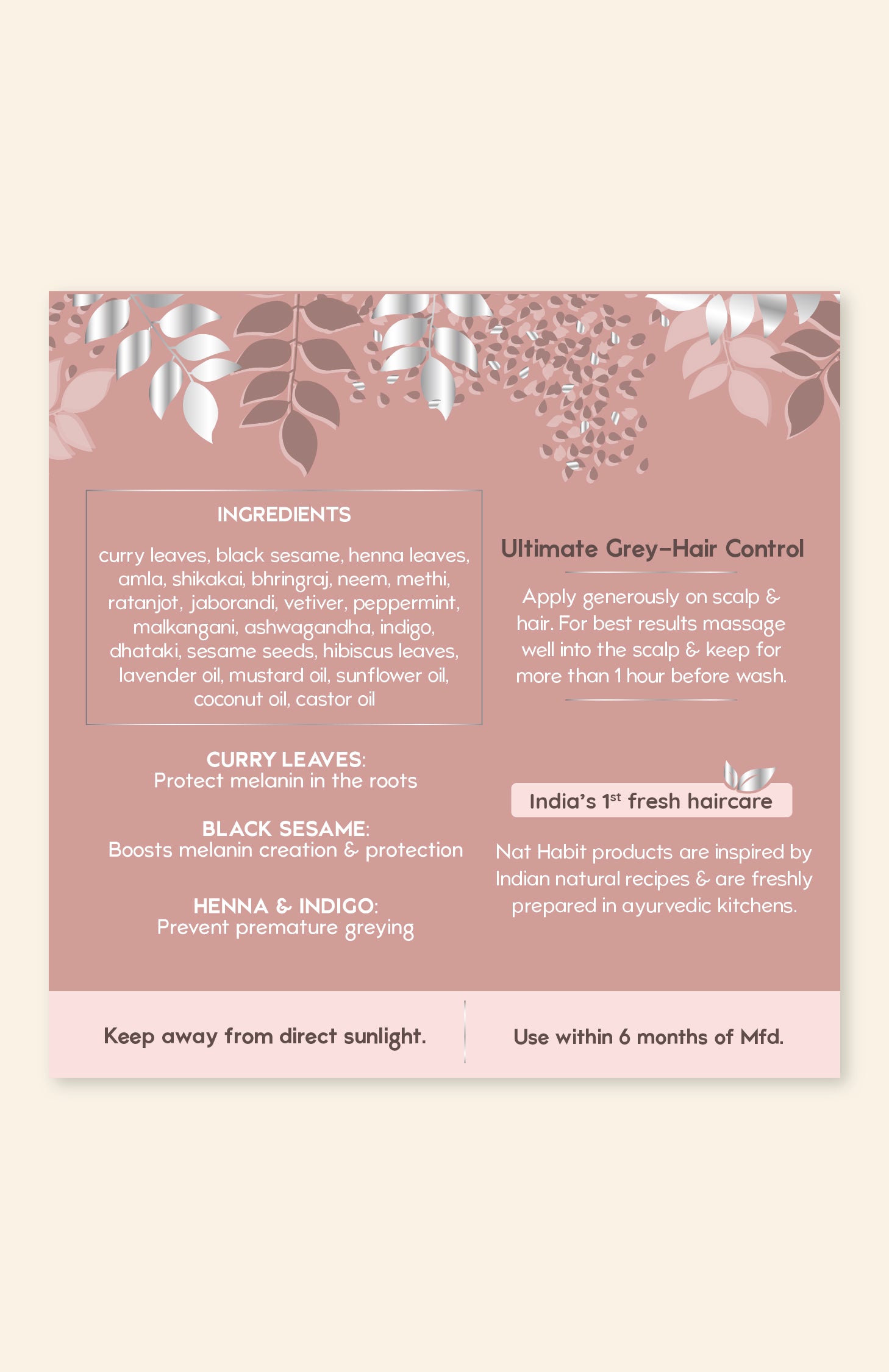 Anti-Greys DASABUTI Summer Hair Oil 200ml